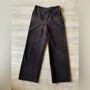 BERNARD ZINS Paris women’s & Velvet High Waist Wide Leg Pants designer France